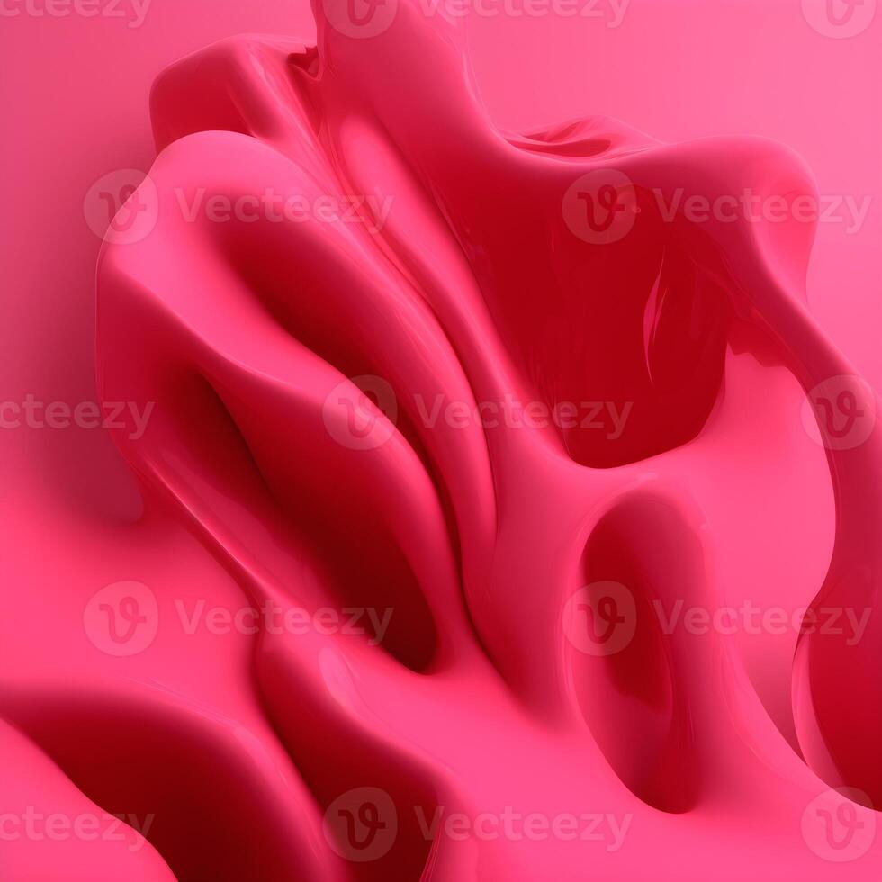 abstract vloeistof roze achtergrond. ai gegenereerd foto