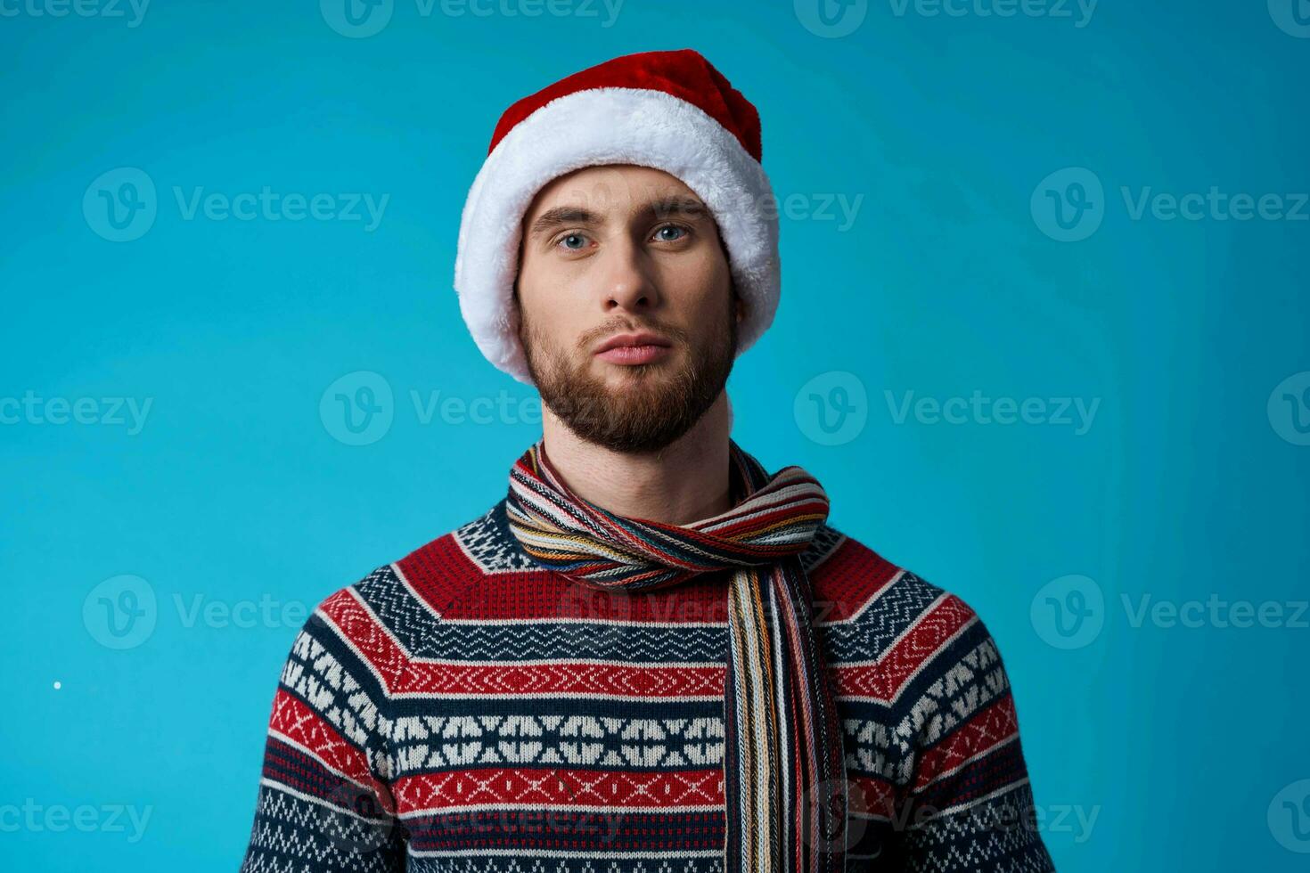 Mens nieuw jaar kleren Kerstmis vakantie geïsoleerd achtergrond foto