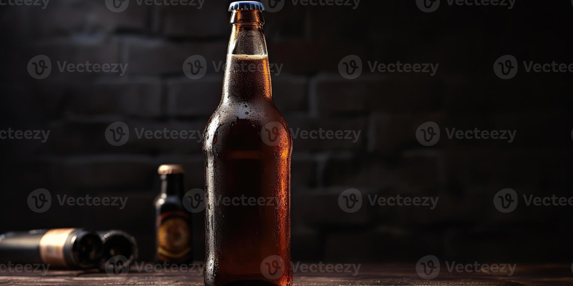 ai generatief. ai gegenereerd. macro schot foto van bier bespotten omhoog tafereel achtergrond. kan worden gebruikt voor afzet of grafisch ontwerp. grafisch kunst