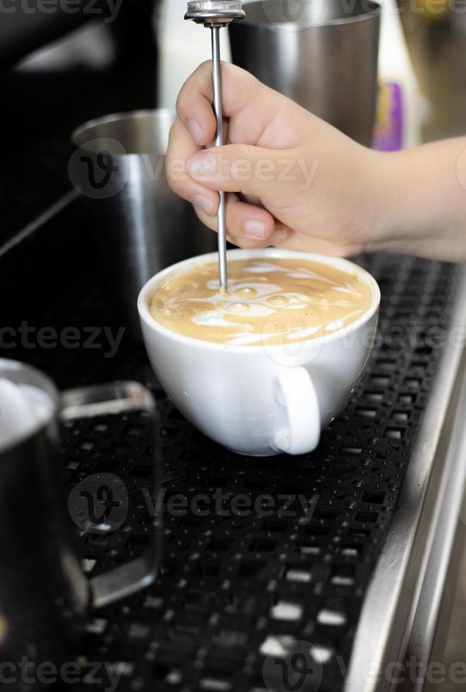 heerlijke koffie en latte-foto's foto