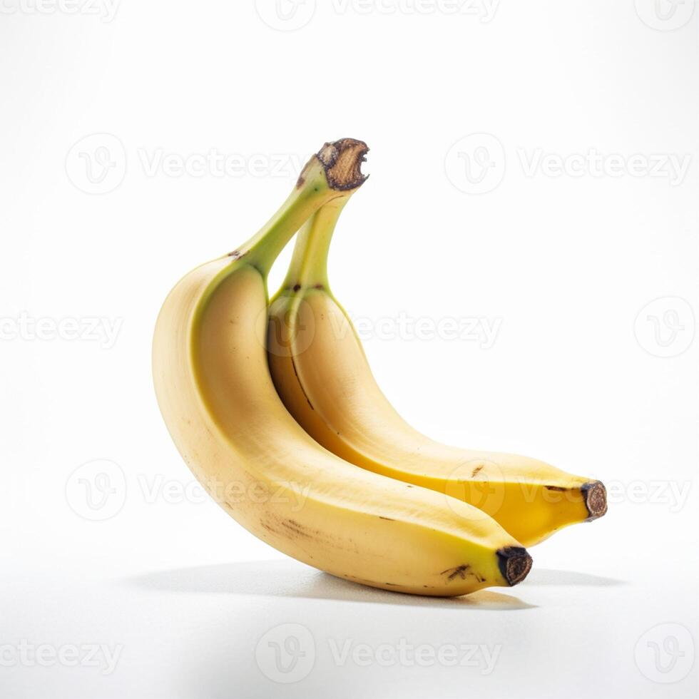 drie bananen generatief ai gegenereerd foto