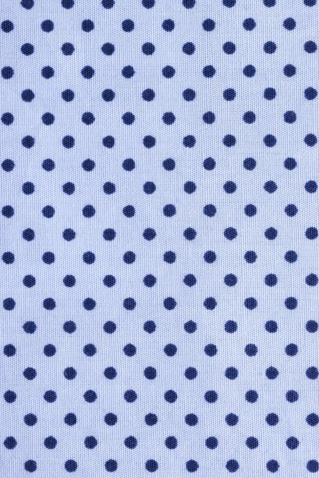 blauwe polka dot stof textuur foto