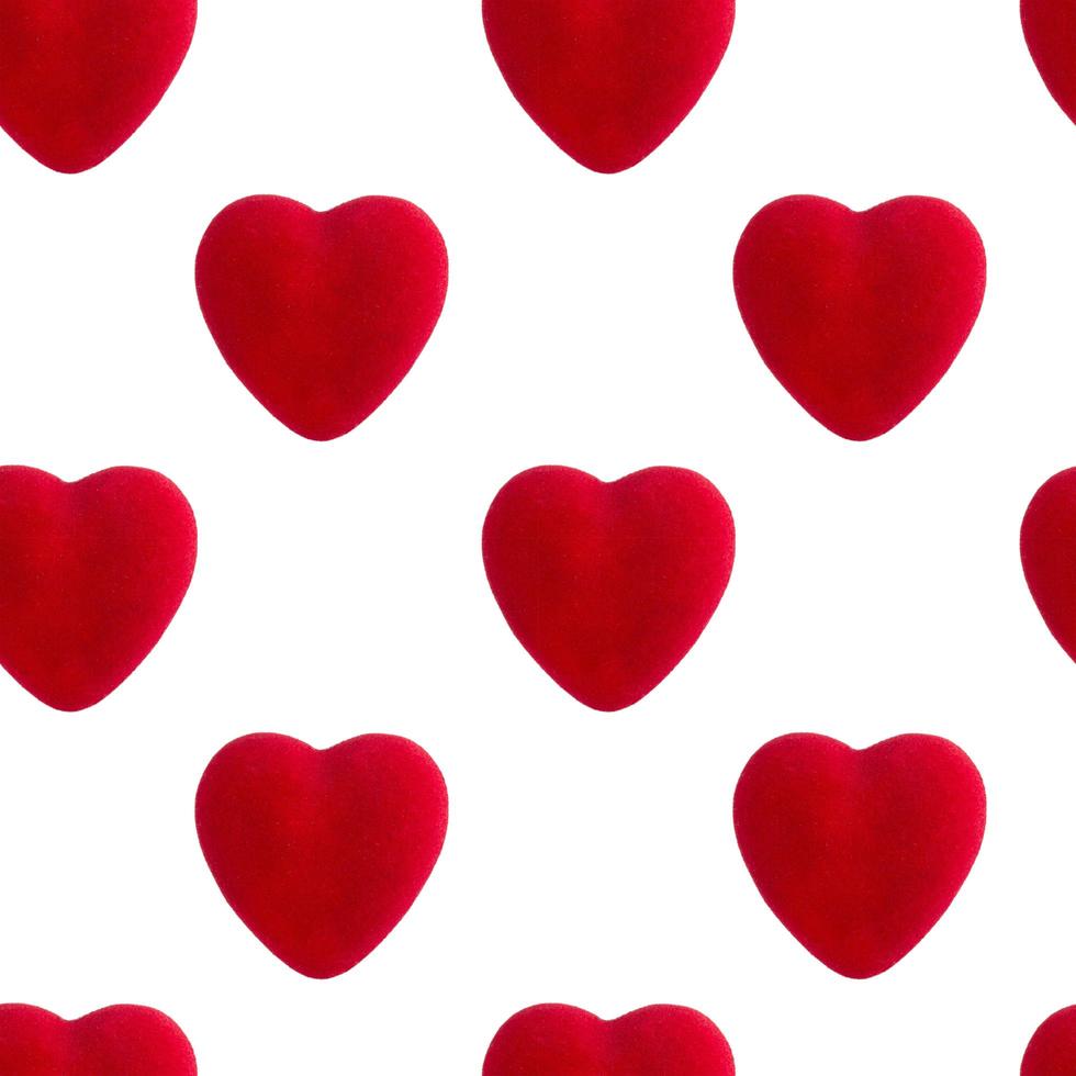 rood hart naadloze patroon, Valentijnsdag concept foto