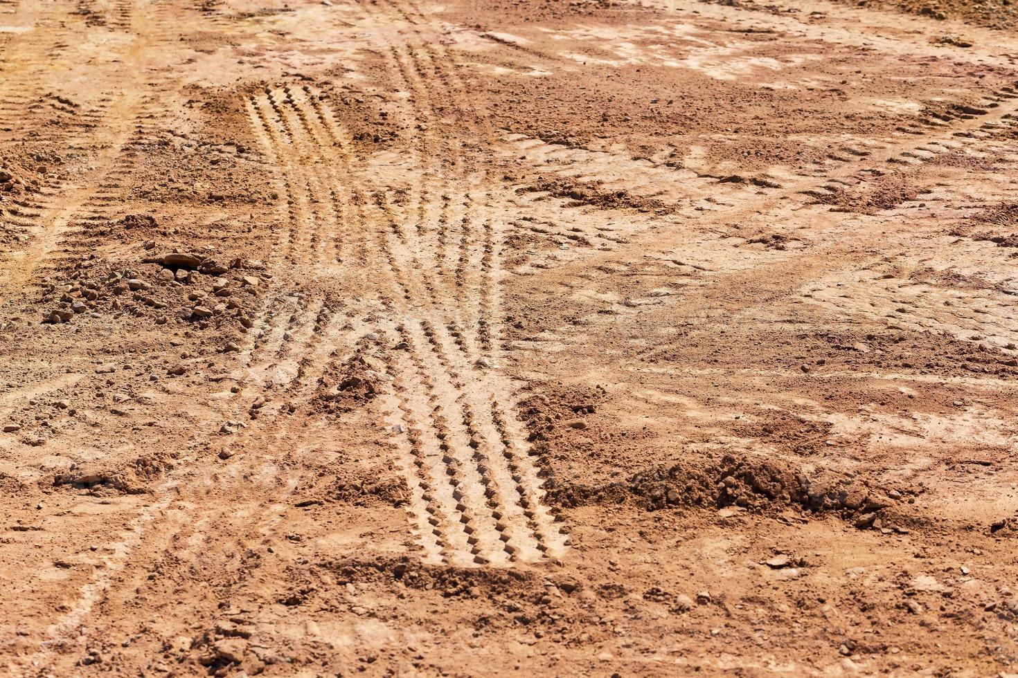 moe spoor op de grond. foto