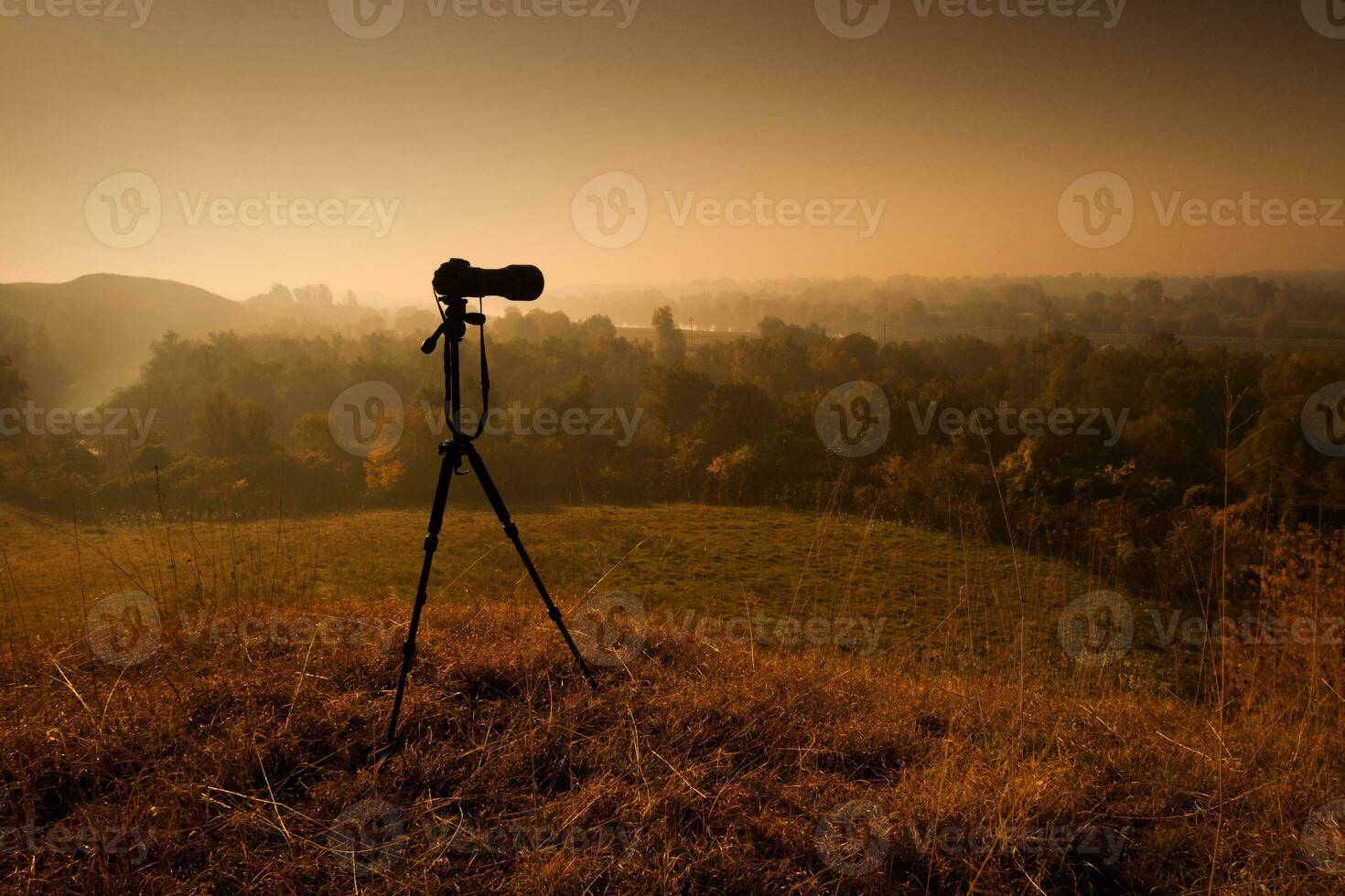 een camera Aan de heuvel foto