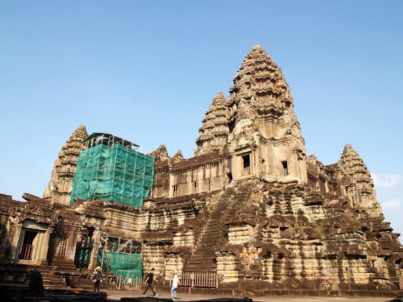 Angkor Wat in Siem Reap, Cambodja foto