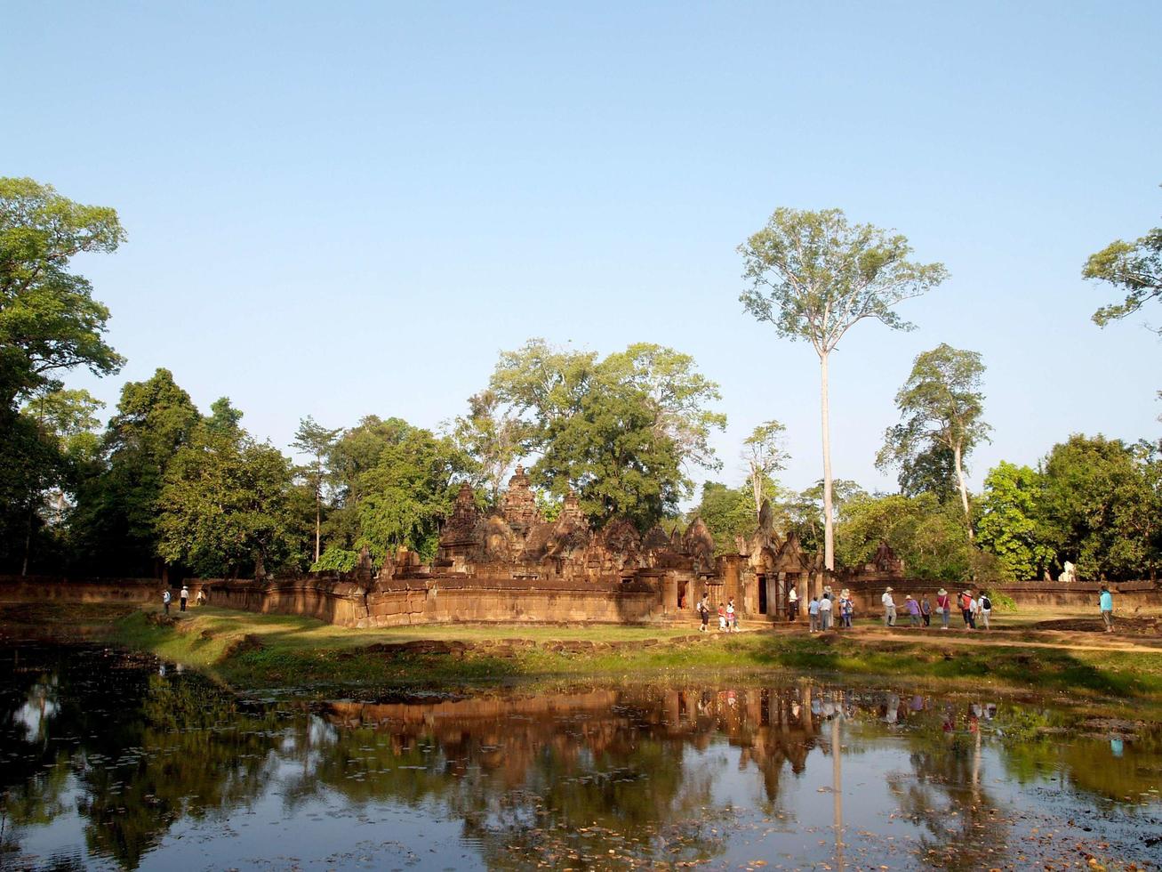 angkor wat angkor thom siem oogst cambodja foto