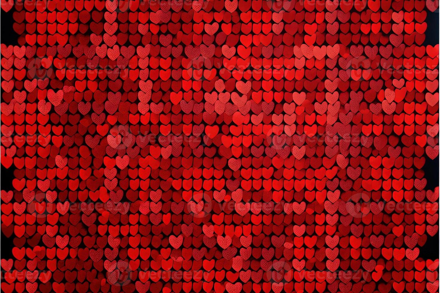 achtergrond vol van veel harten liefde Valentijn dag concept illustratie generatief ai foto