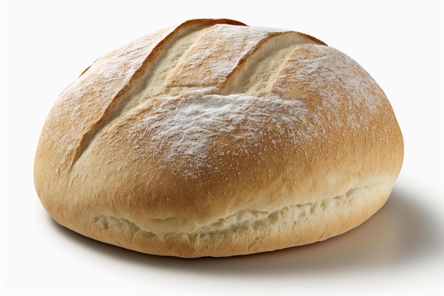 vers gebakken Italiaans ciabatta brood Aan geïsoleerd wit achtergrond ai gegenereerd foto