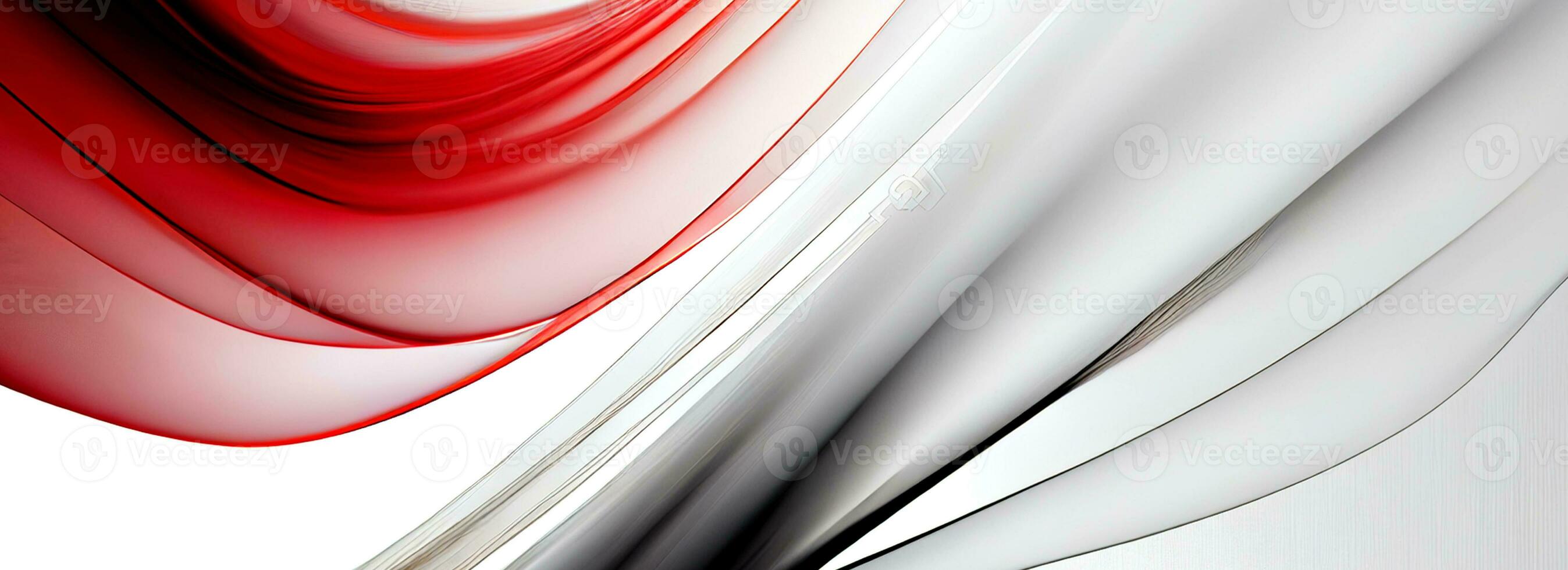 abstract rood en grijs glad golven beweging achtergrond. foto