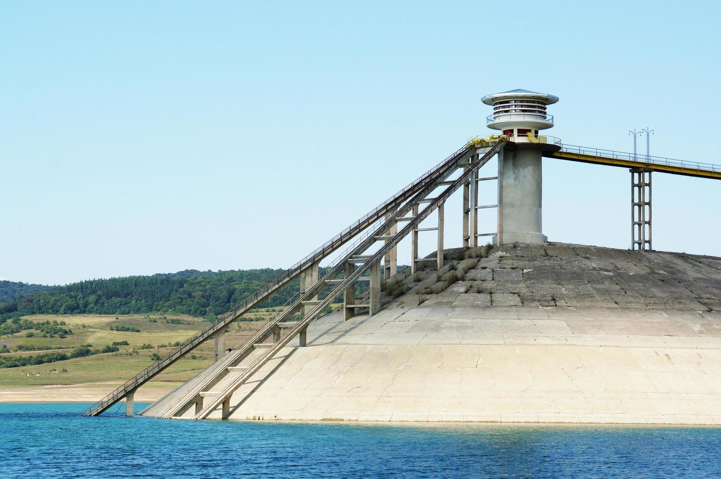 oud waterreservoir foto