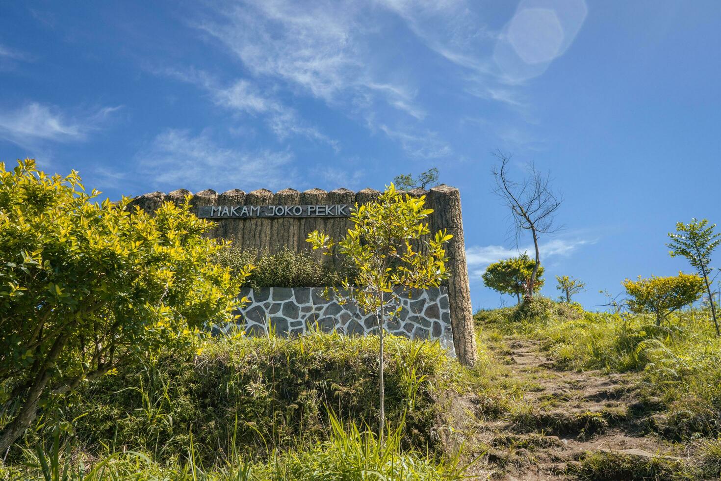 antenne visie van top van huiselijk berg centraal Java semarang. de foto is geschikt naar gebruik voor avontuur inhoud media, natuur poster en Woud achtergrond.