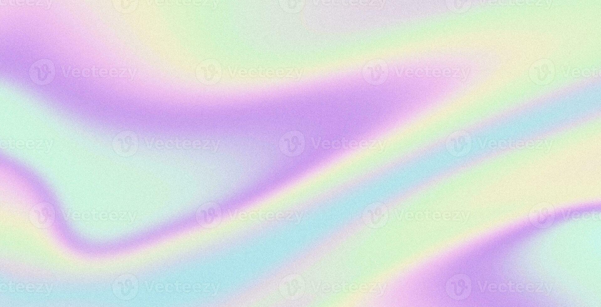 Purper geel blauw iriserend vloeistof holografische korrelig achtergrond lawaai structuur effect foto