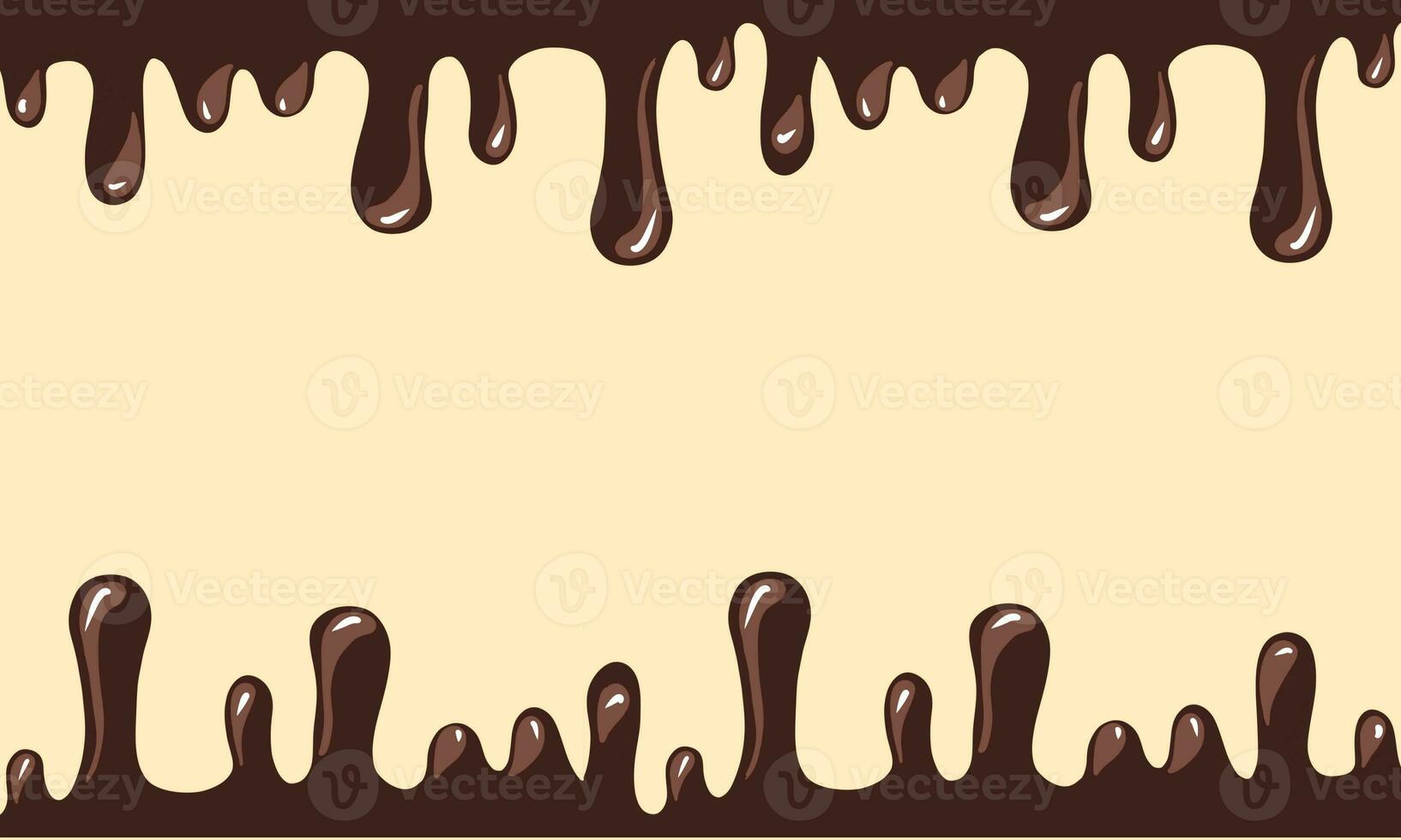 chocola smelten met wafel achtergrond foto