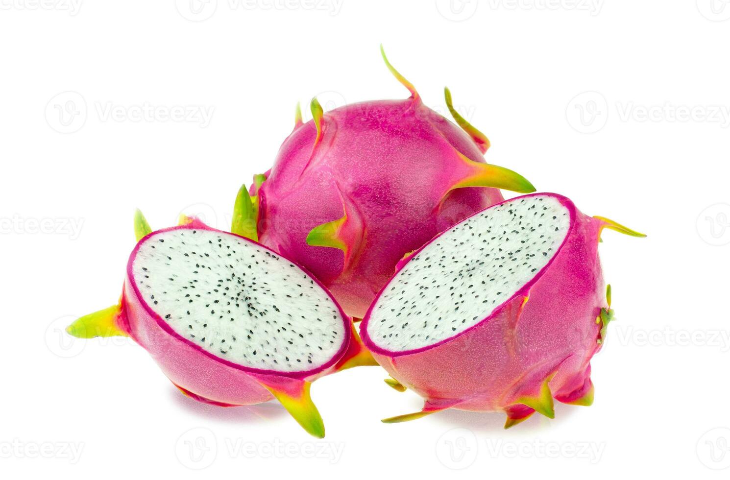 mooie roze drakenfruit of pitaya foto