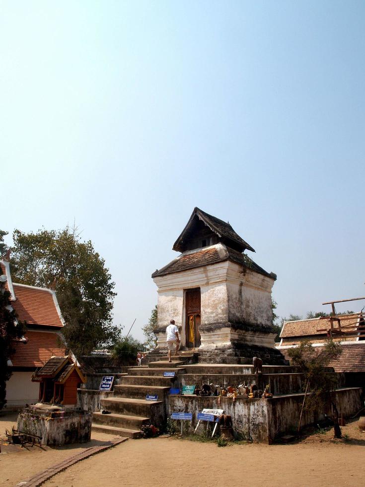 wat phra that lampang luang tempel in lampang provincie, thailand foto