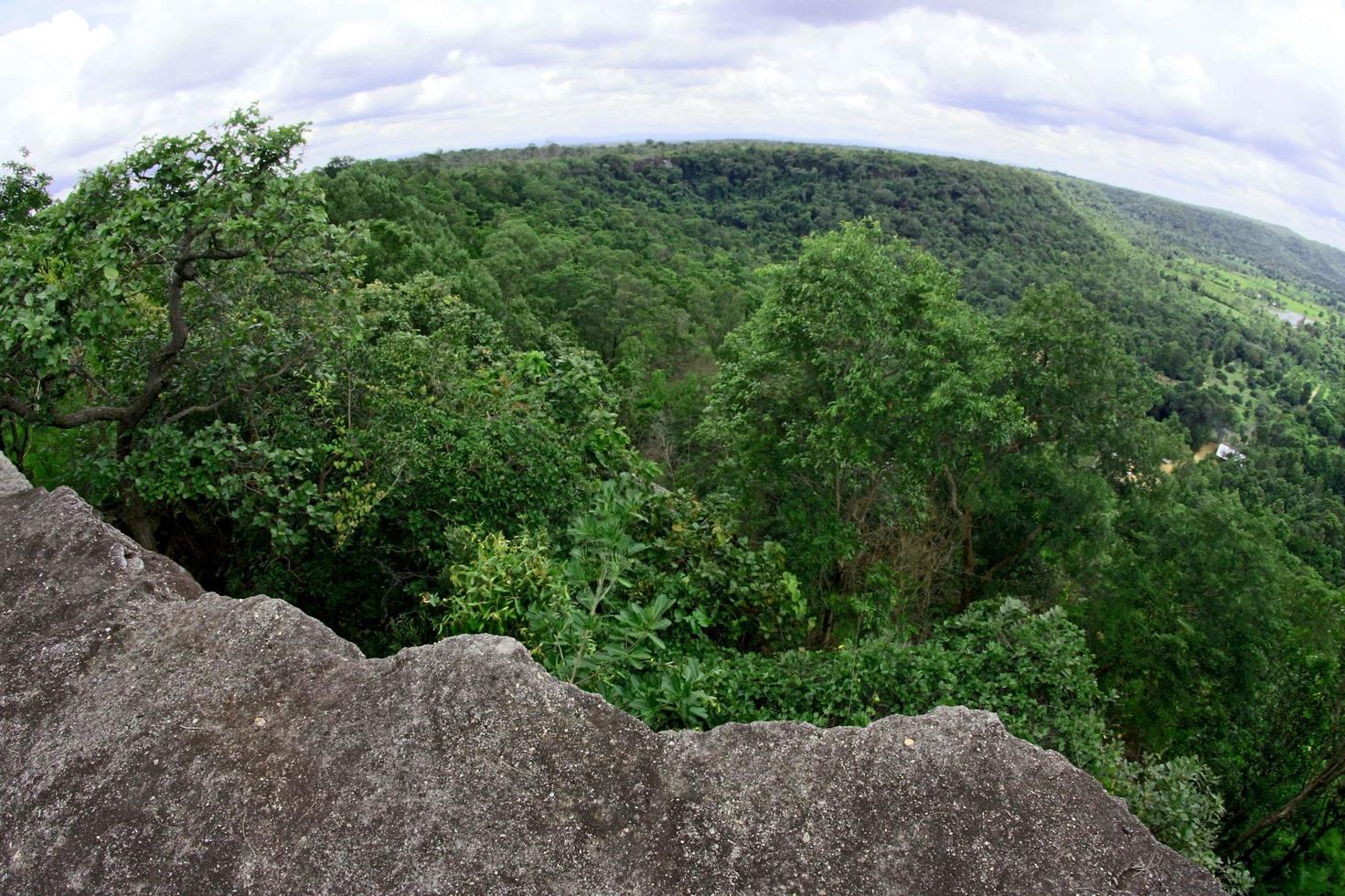 pha luang waterval bospark, amphoe si mueang mai, ubon ratchathani, thailand foto