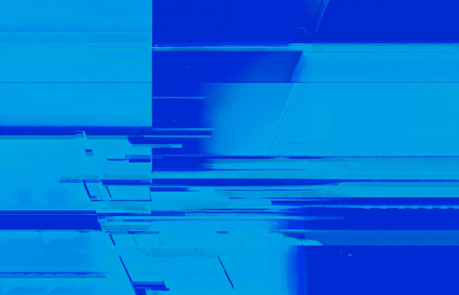 interferentie dromen abstract donker blauw en lucht kleur regeling met korrelig texturen en digitaal glitch Effecten voor futuristische cyberpunk en webpunk esthetiek foto