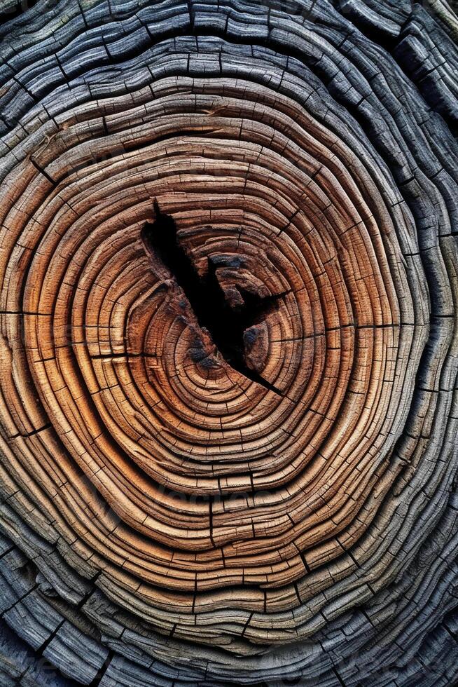 hout textuur, macro, fotografie, overhead camera hoek. ai generatief foto