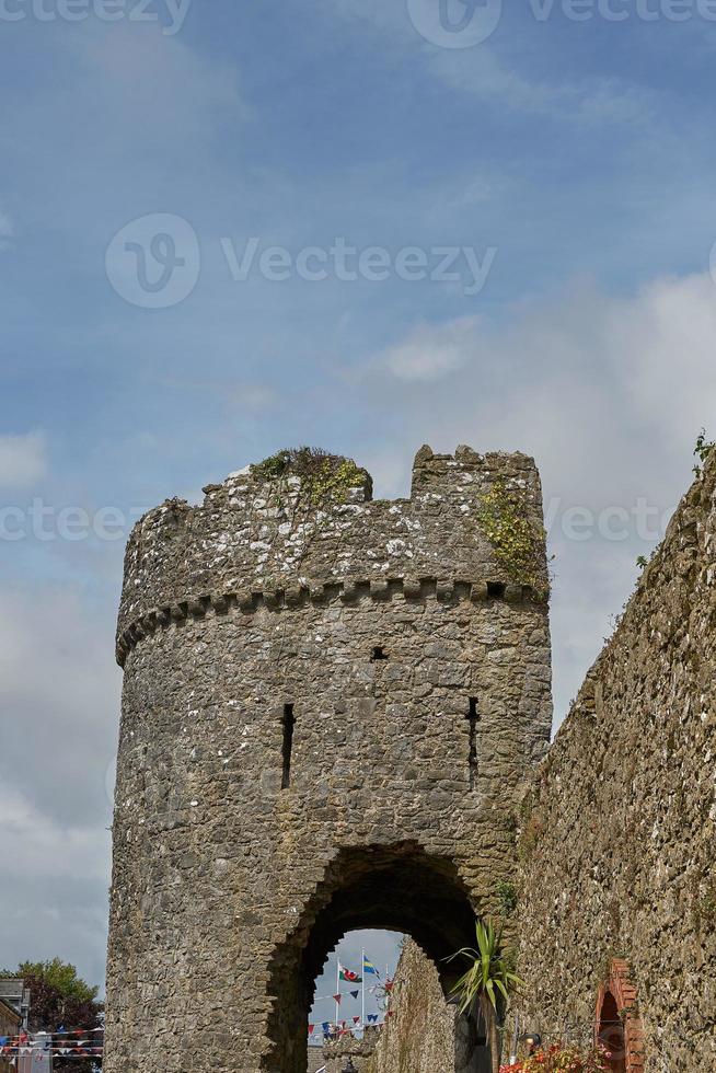 tenby een oude ommuurde stad zuid-wales uk foto