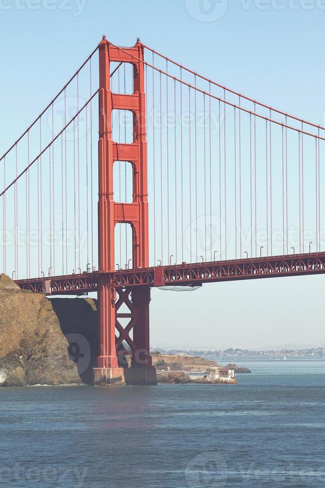 golden gate bridge in san francisco california verenigde staten foto