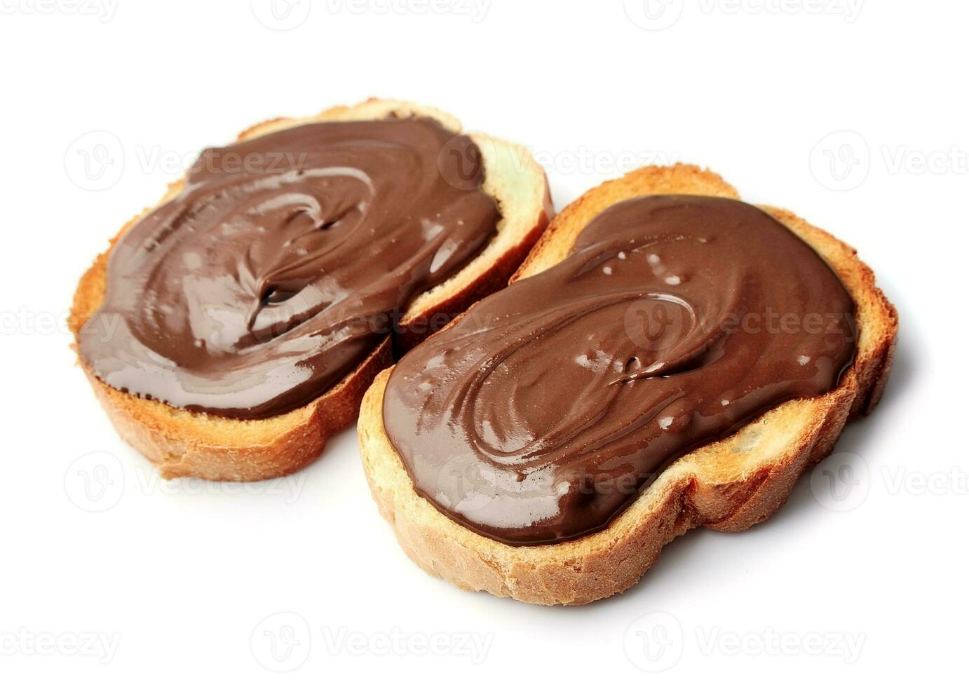 brood met chocola verspreiding. foto