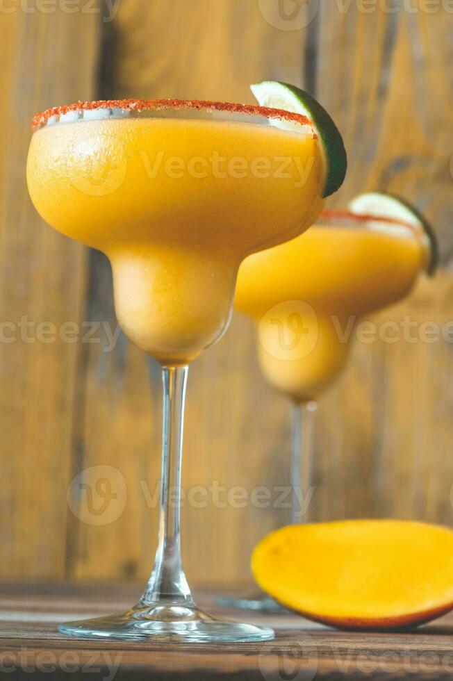 bevroren mango-margarita-cocktails foto
