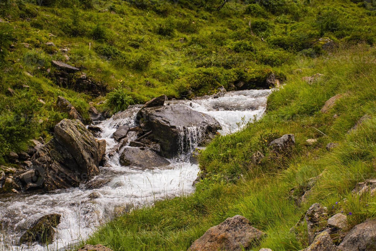 landschap in de Alpen van Zuid-Tirol foto