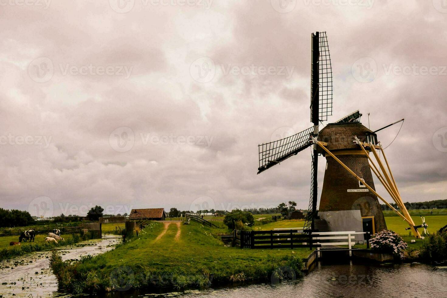 traditioneel windmolen visie foto