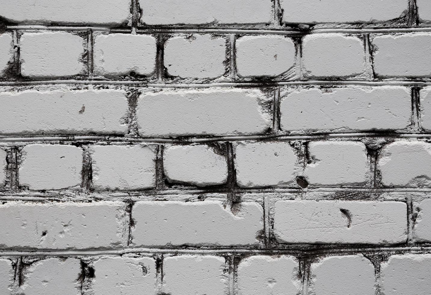 oude witte bakstenen muur textuur achtergrond close-up foto