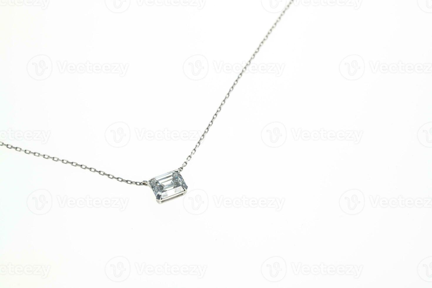 wit goud diamant hanger ketting foto