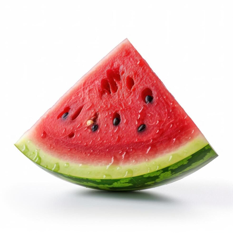 vers watermeloen geïsoleerd. illustratie ai generatief foto