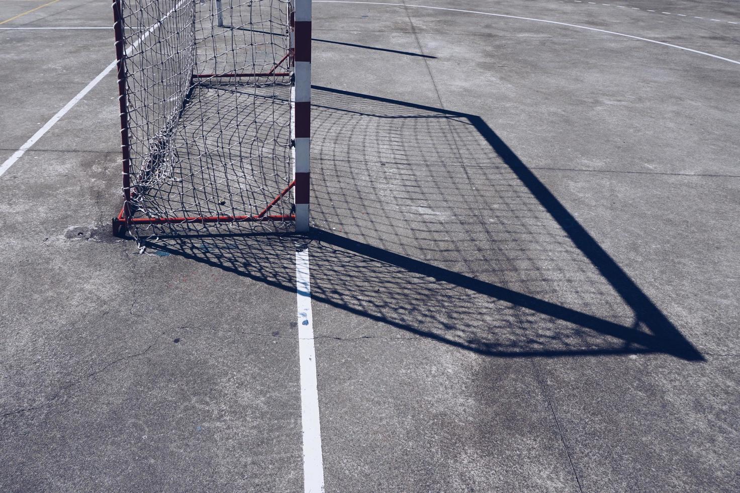 straatvoetbal doel sportuitrusting foto