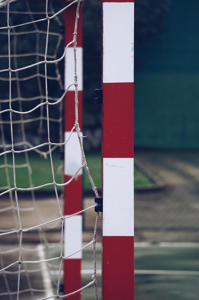 straatvoetbal doel sportuitrusting foto