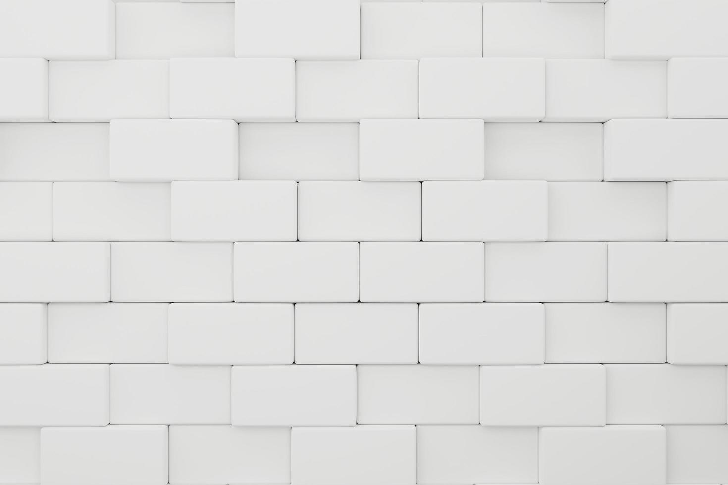 witte abstracte achtergrond met geometrische vorm vierkant patroon voor een product show 3D-rendering foto