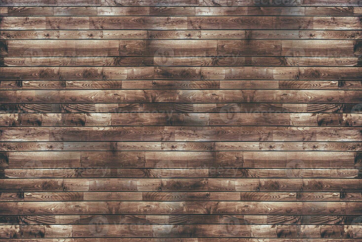 teruggewonnen hout planken muur foto