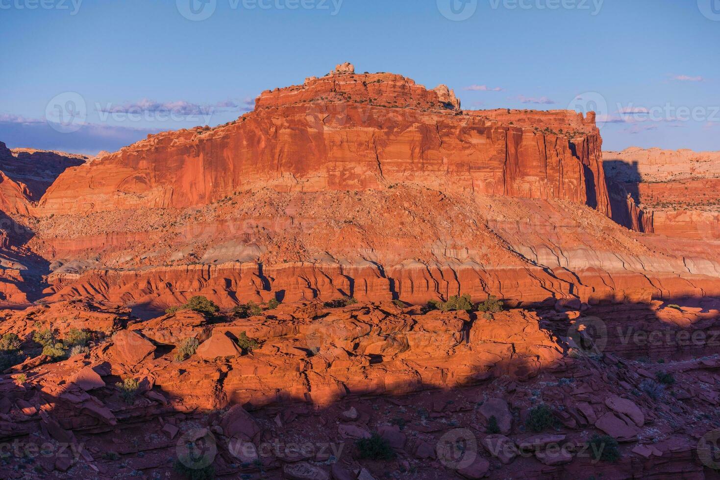 Utah toneel- zonsondergang foto