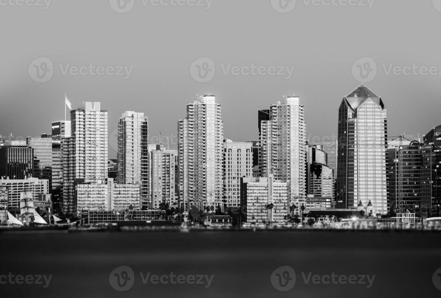 san Diego in zwart en wit foto