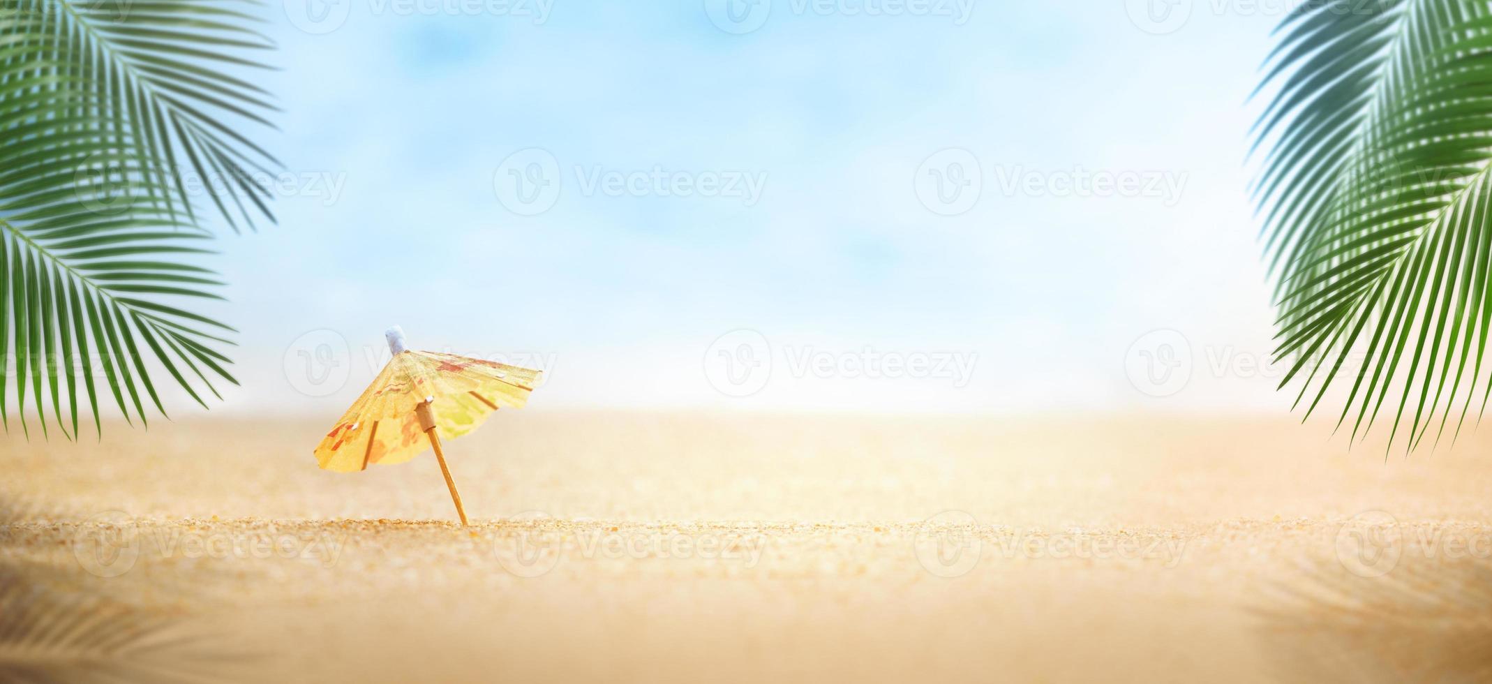 zomer op het strand foto