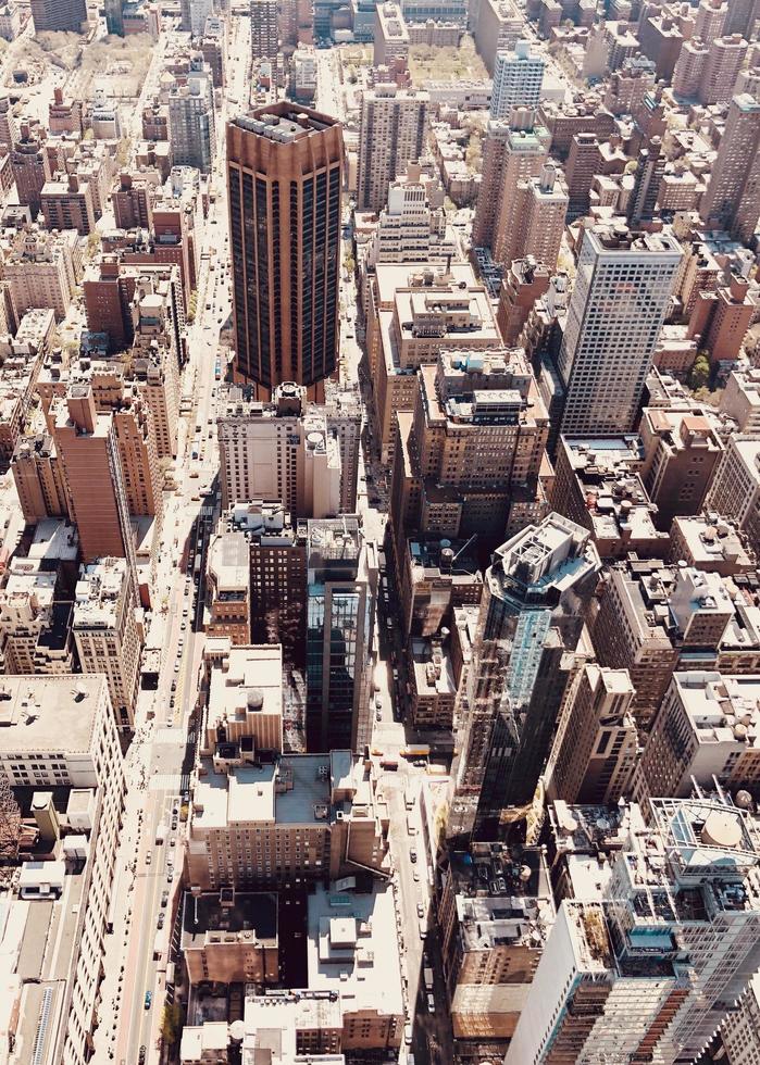 New York City, 2018 - skyline van Manhattan Street foto