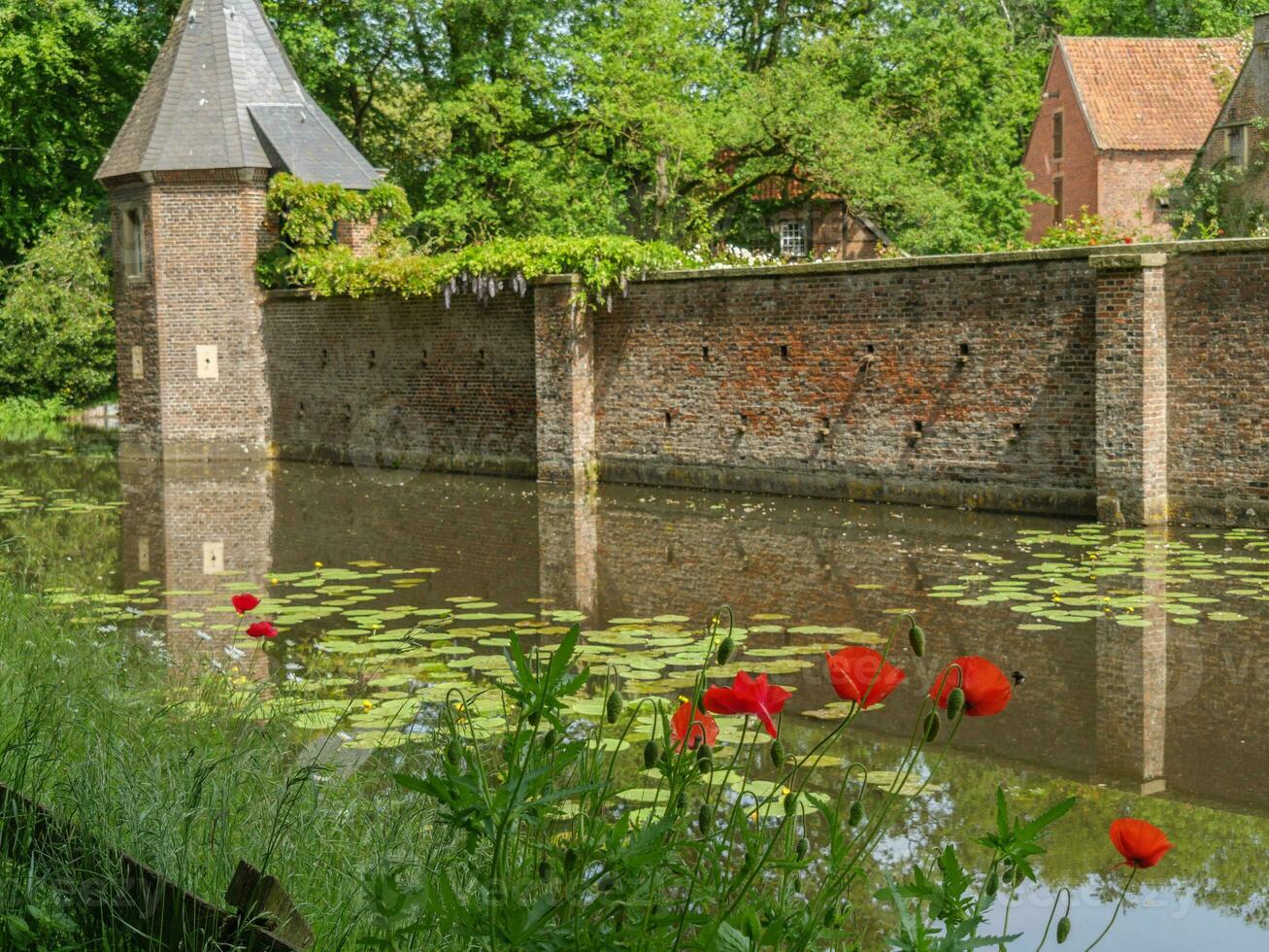 de kasteel van wellbergen in Westfalen foto