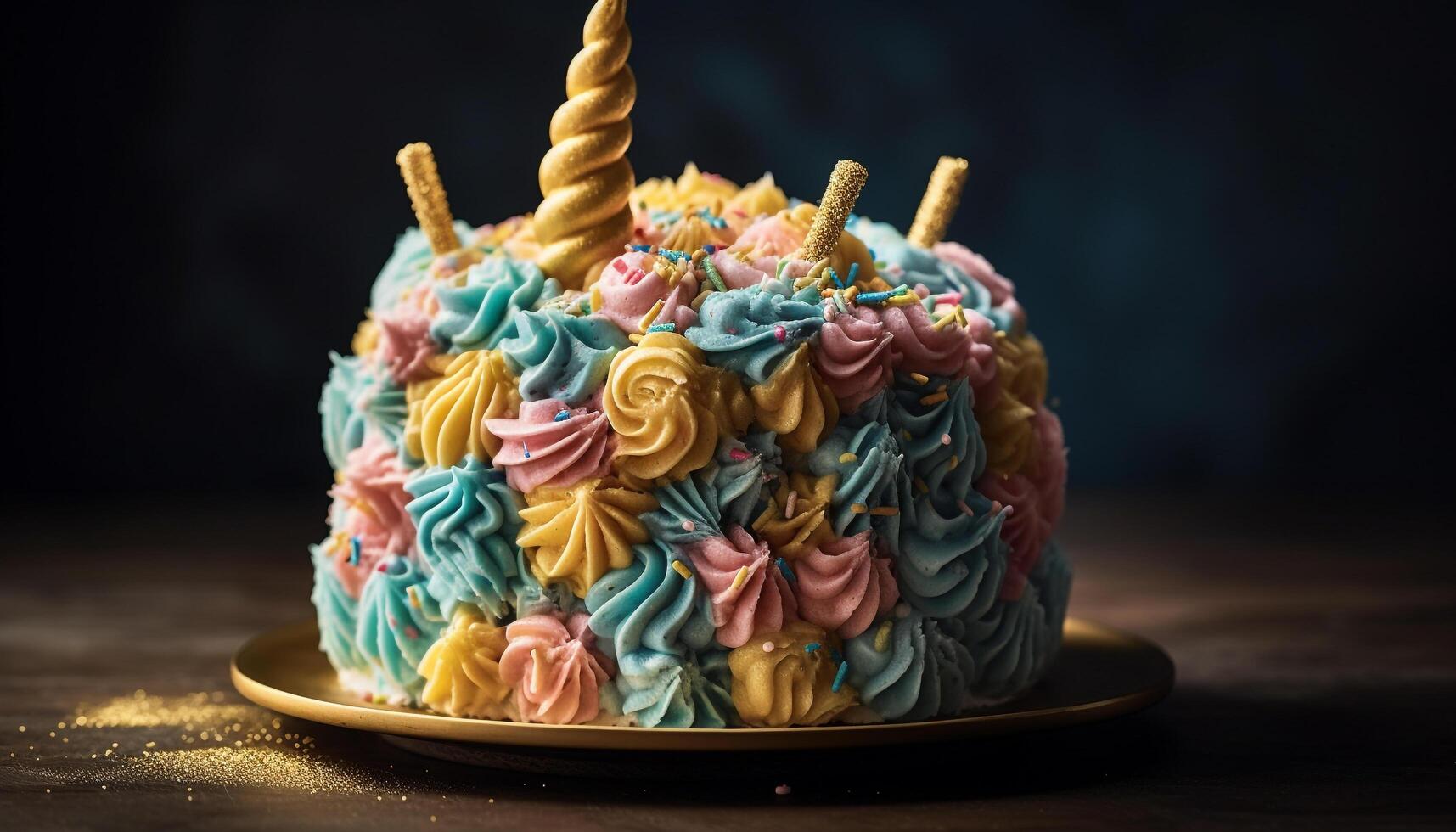 koekje toegeeflijkheid Aan hout tafel Bij pret sociaal evenement gegenereerd door ai foto