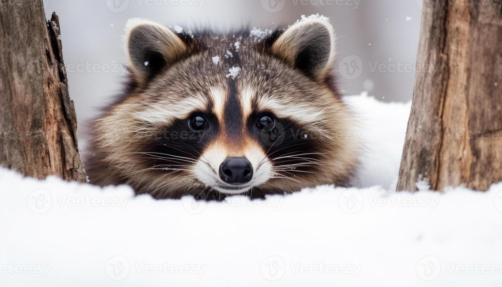 schattig rood panda zittend Aan tak, op zoek Bij camera speels gegenereerd door ai foto