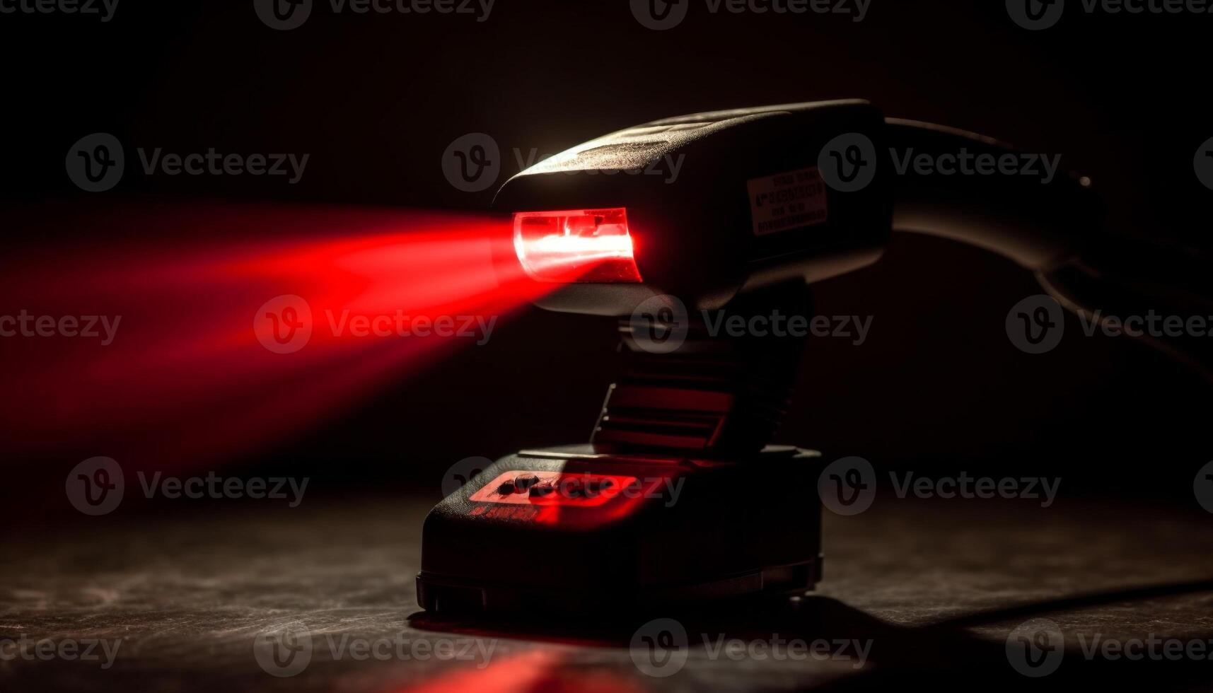 elektriciteit verlicht glimmend machinerie in donker vervoer industrie stadium gegenereerd door ai foto