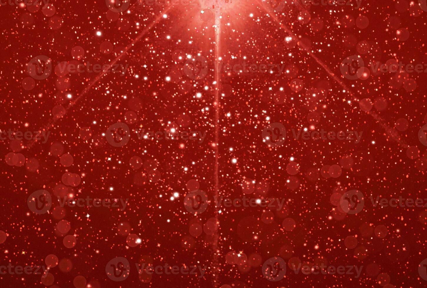 luxe rood met schitteren goud achtergrond. vrolijk Kerstmis foto