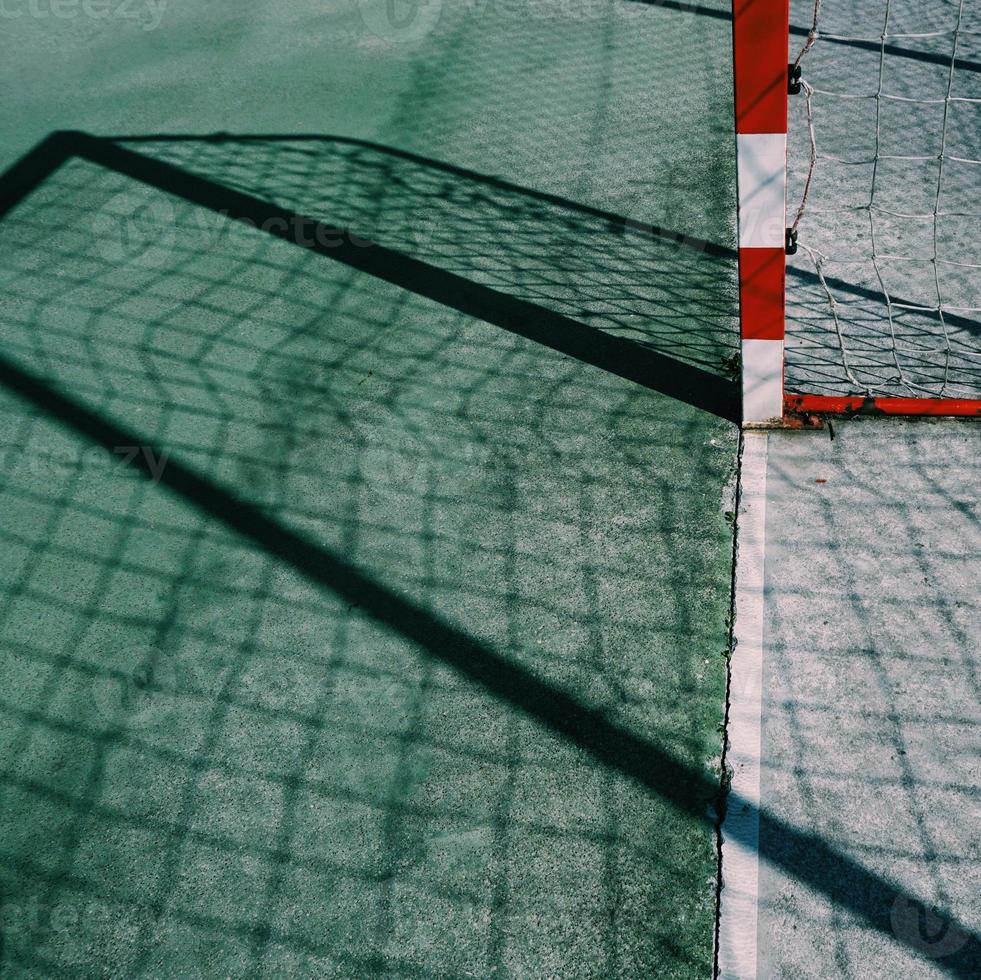 straatvoetbal doel sportuitrusting foto