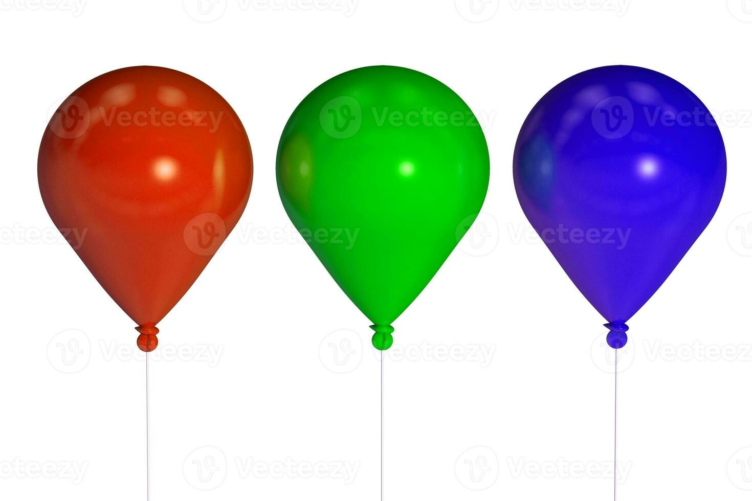 drie feest ballonnen foto