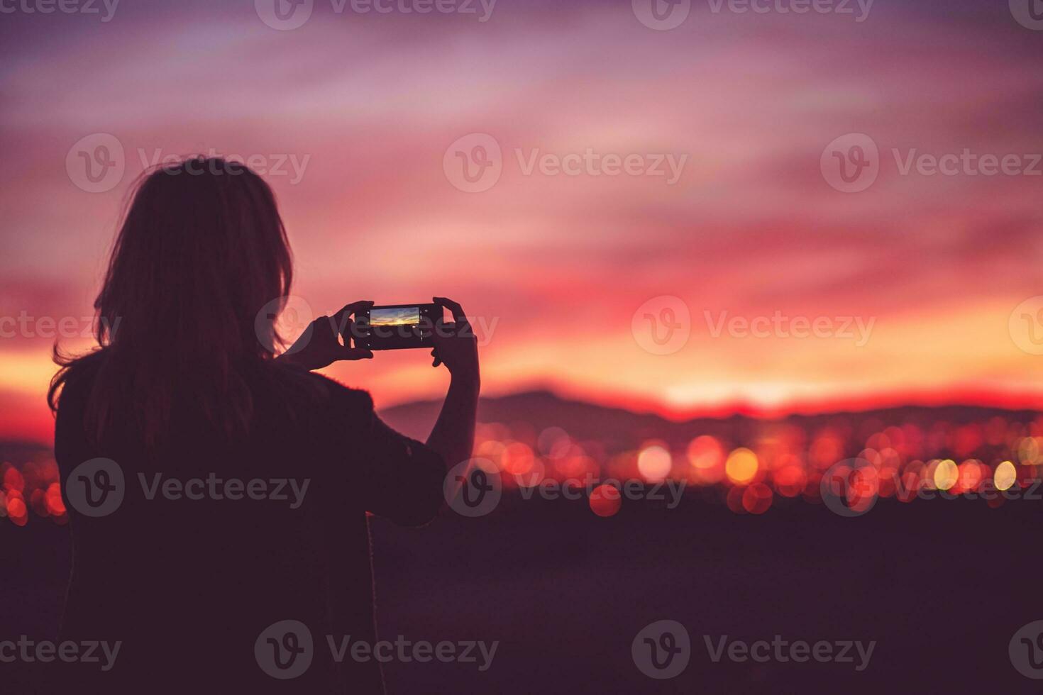 toneel- uitzicht afbeeldingen nemen foto