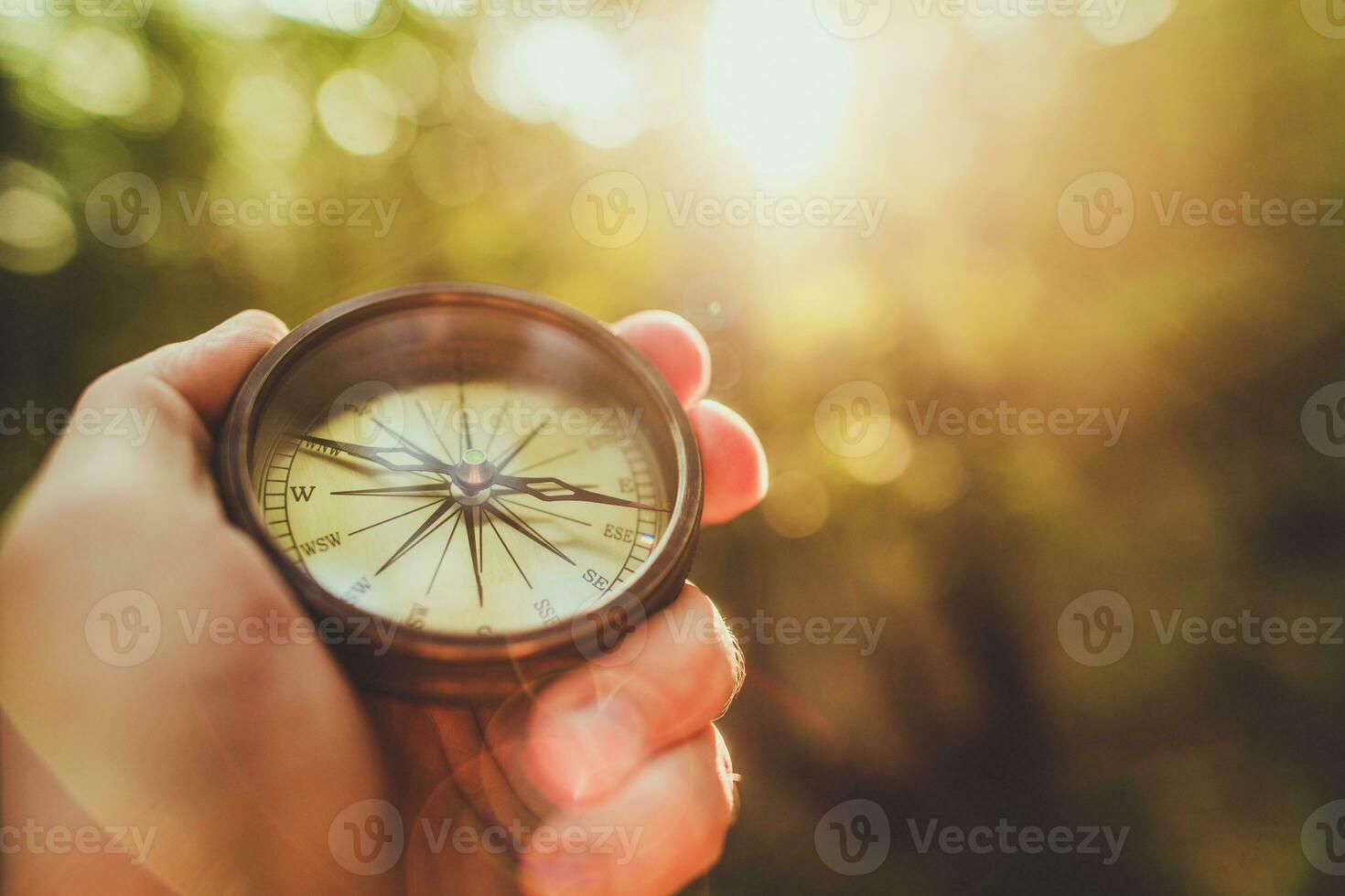 beproeving wandelen met kompas foto