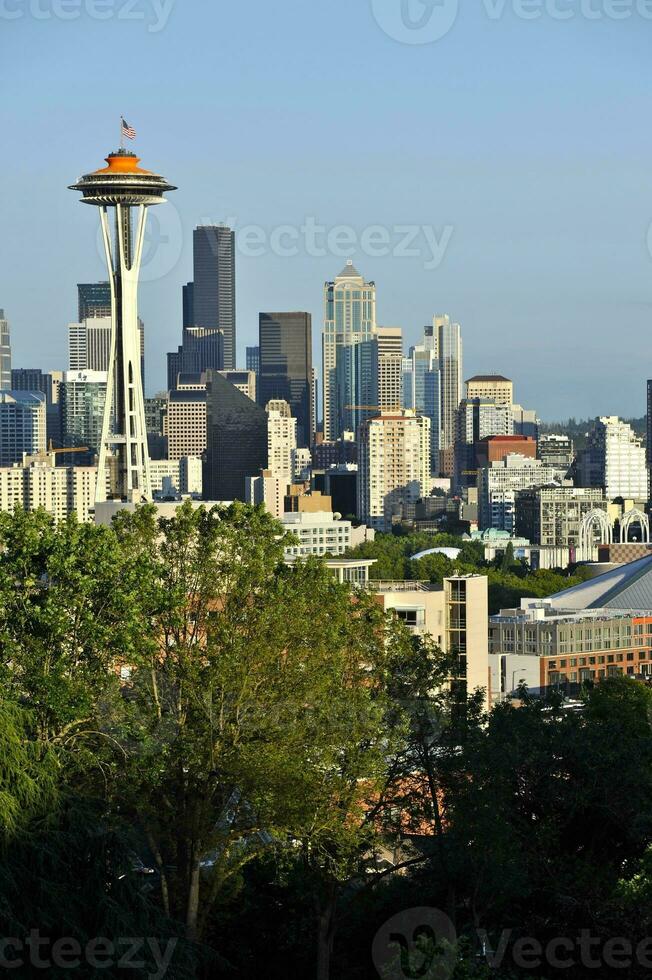 Seattle stadsgezicht visie foto